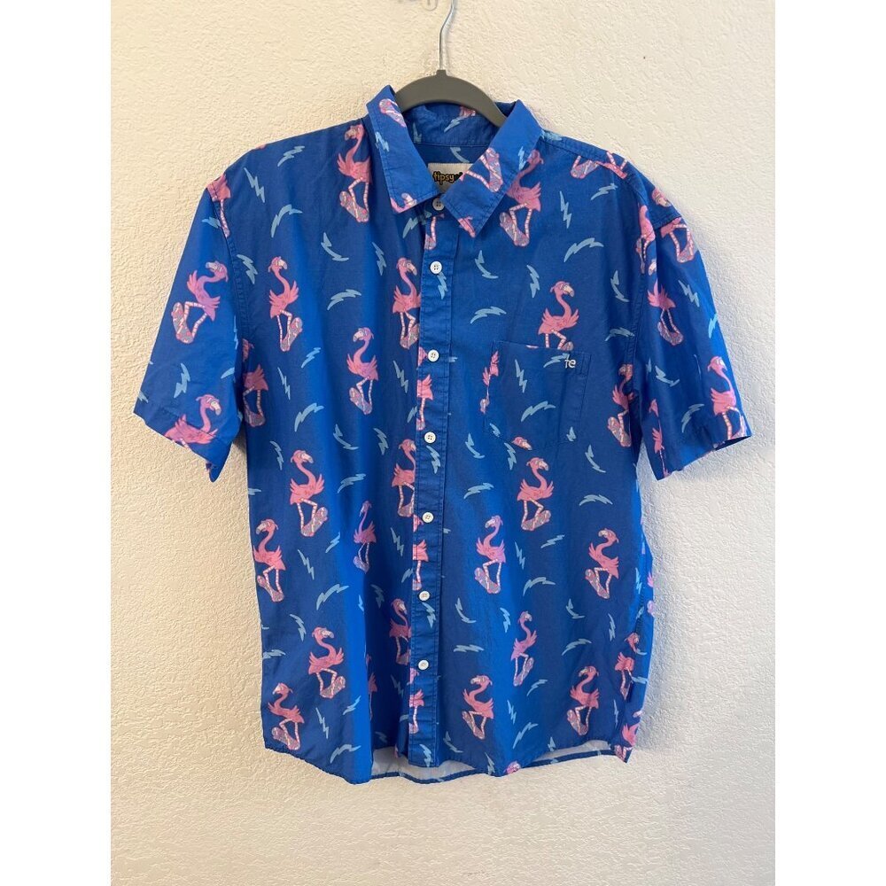 Tipsy Elves Board of Paradise Hawaiian shirt mens size XL